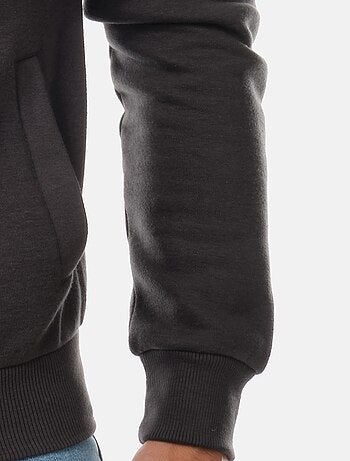 Gilet zippé à capuche