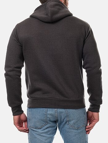 Gilet zippé à capuche