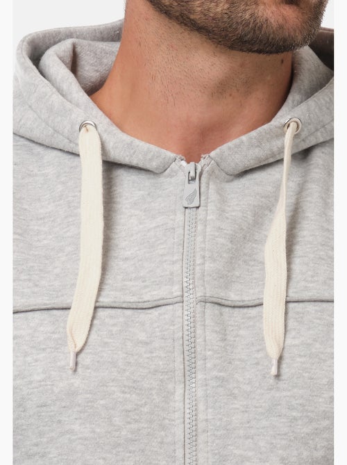 Gilet zippé à capuche - Kiabi