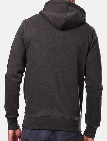 Gilet zippé à capuche
