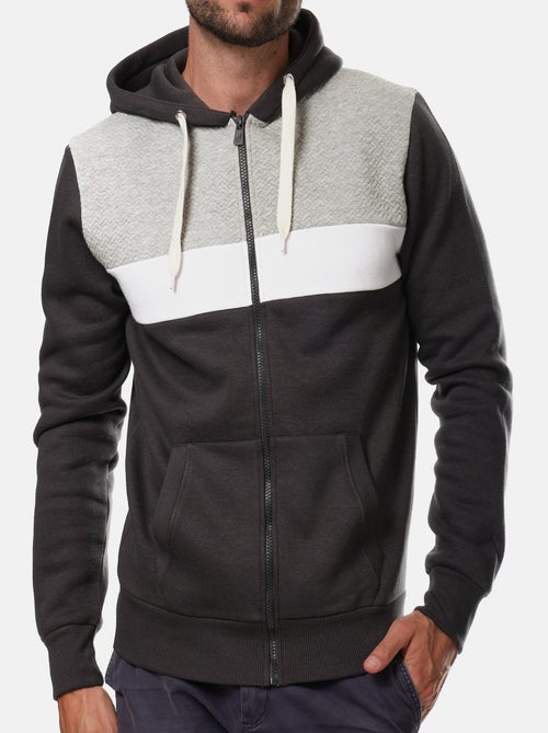 Gilet zippé à capuche - Kiabi