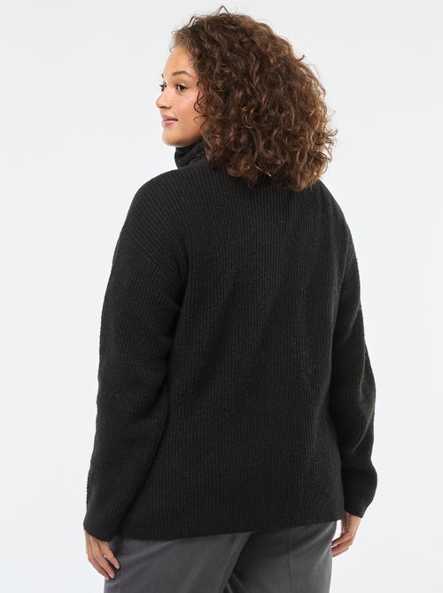 Gilet zippé à col camionneur - Kiabi