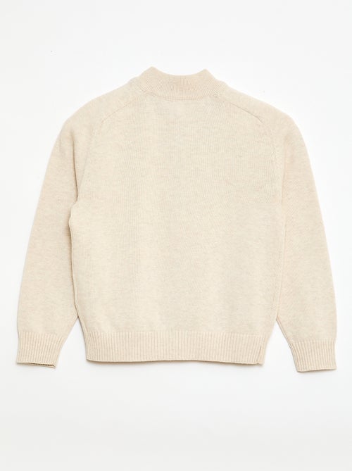 Gilet zippé à col montant - Kiabi