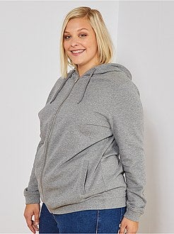 Gilet zippé avec capuche - Kiabi