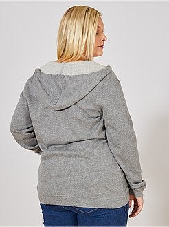 Gilet zippé avec capuche - Kiabi