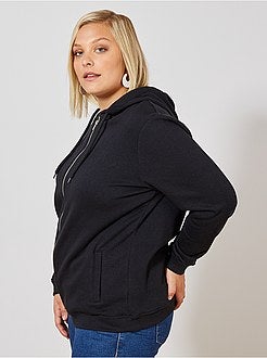 Gilet zippé avec capuche - Kiabi