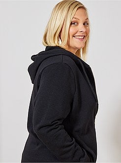 Gilet zippé avec capuche - Kiabi