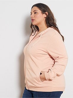 Gilet zippé avec capuche - Kiabi