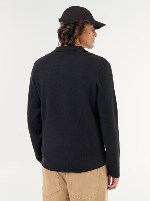 Gilet zippé avec col chemise - Kiabi Gilet zippé avec col chemise - Kiabi