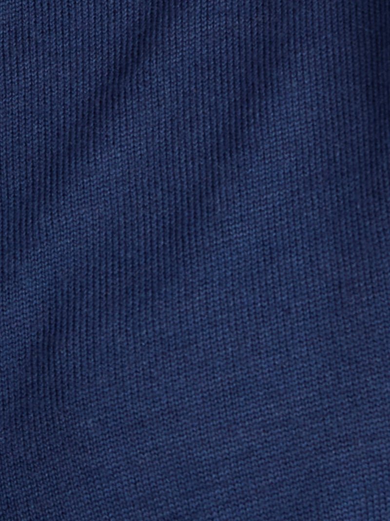 Gilet zippé col montant - Damart Bleu marine - Kiabi