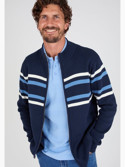 Gilet zippé col montant - Damart - Kiabi