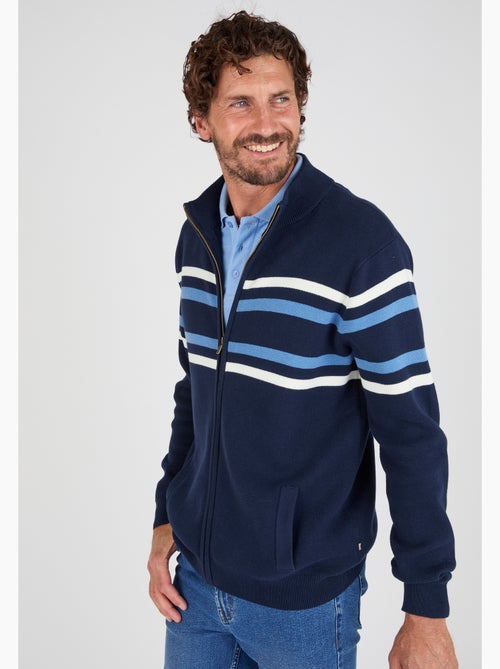 Gilet zippé col montant - Damart - Kiabi