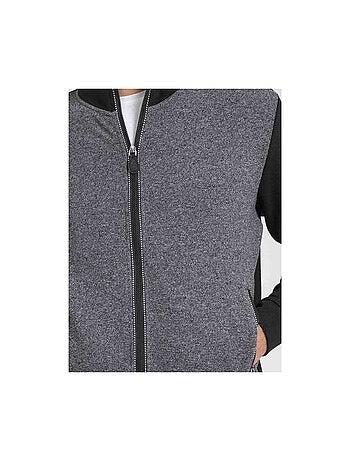 Gilet zippé col montant bi-matière WILOFTI