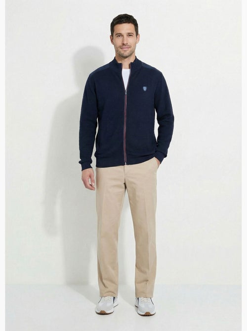 Gilet zippé col montant coton - Afibel - Kiabi