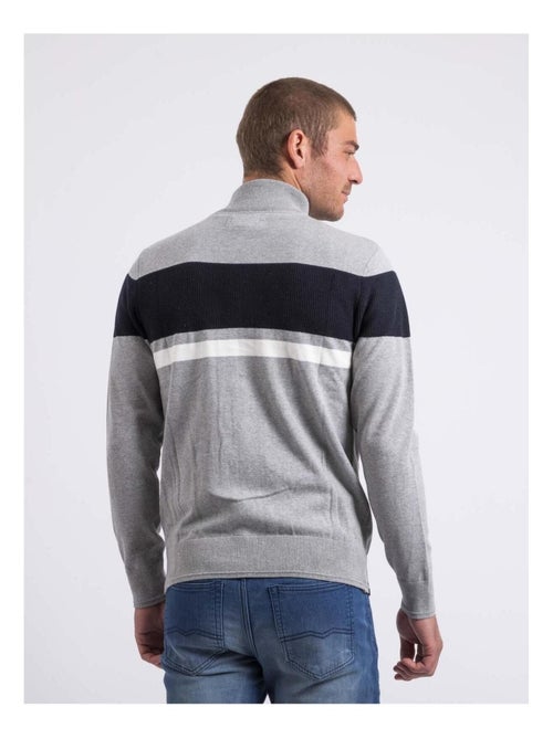 Gilet zippé col montant coton ALIGO - Kiabi