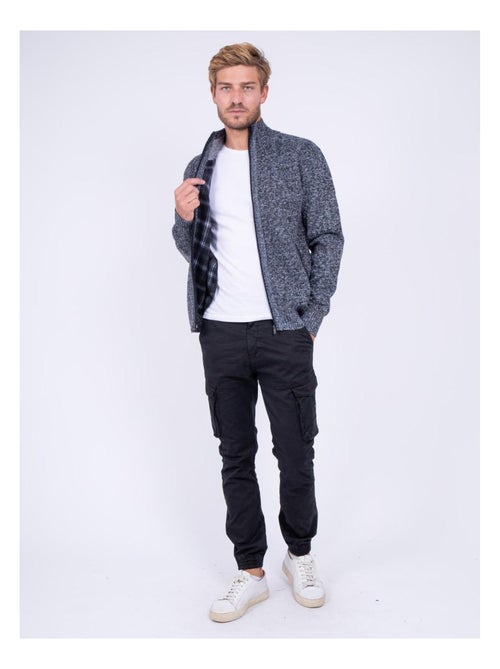 Gilet zippé col montant LABIROU - Kiabi