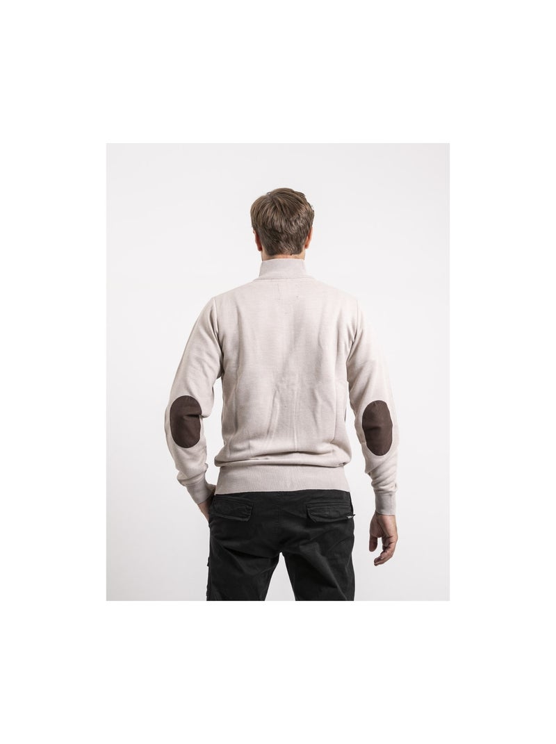 Gilet zippé col montant LAMELVIN Beige - Kiabi