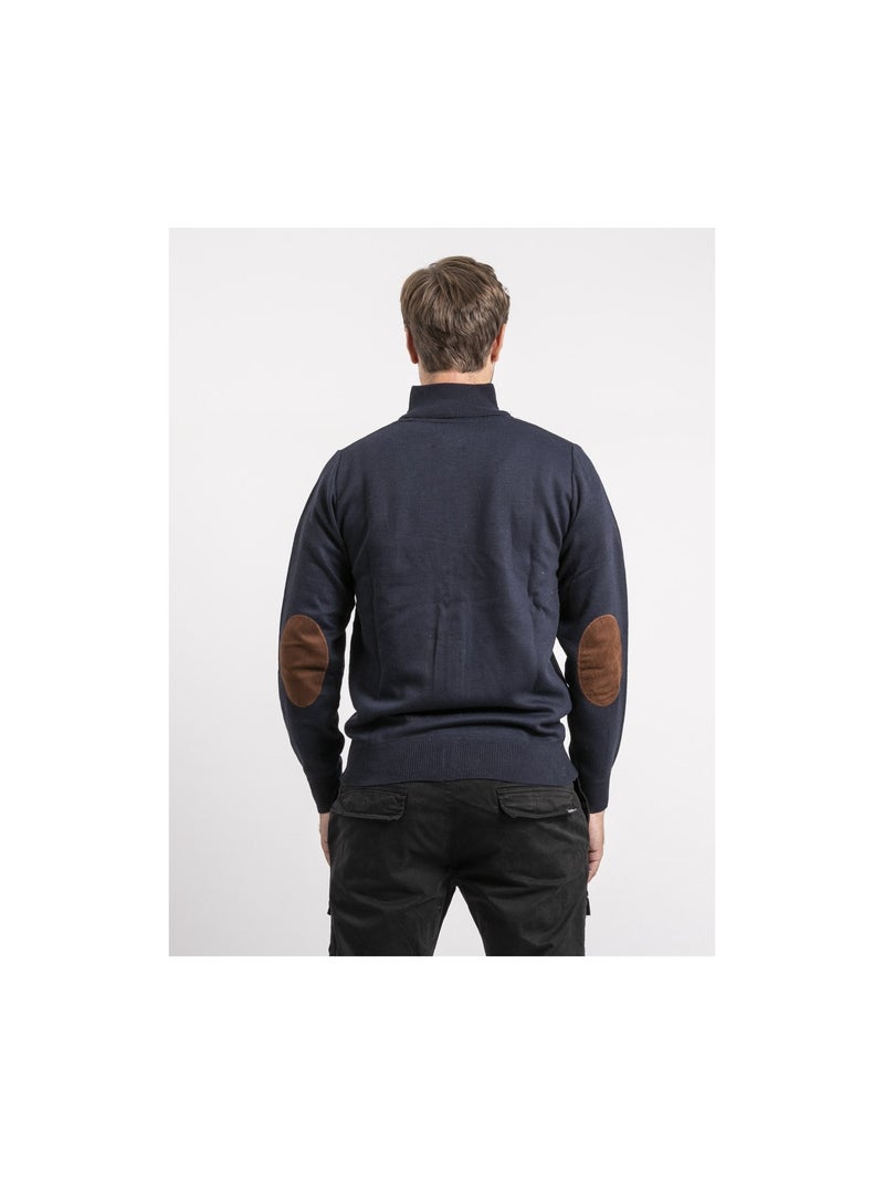 Gilet zippé col montant LAMELVIN Bleu marine - Kiabi