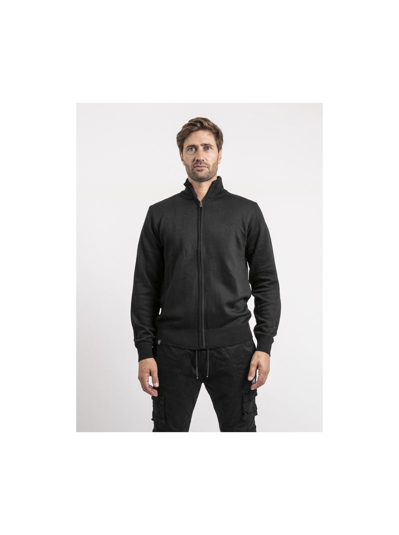 Gilet zippé col montant LAMELVIN Noir - Kiabi