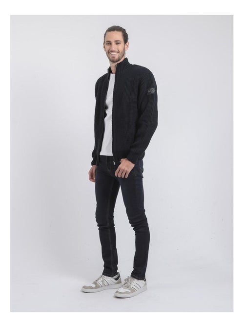 Gilet zippé col montant LUNEL - Kiabi