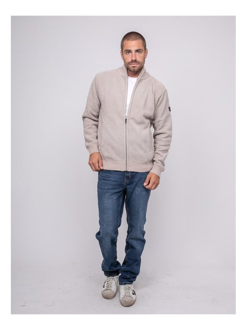 Gilet zippé col montant LYGALE - Kiabi