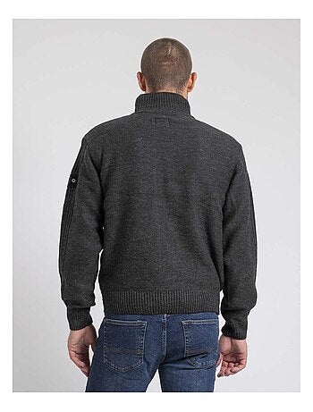 Gilet zippé col montant pur coton LITRITON