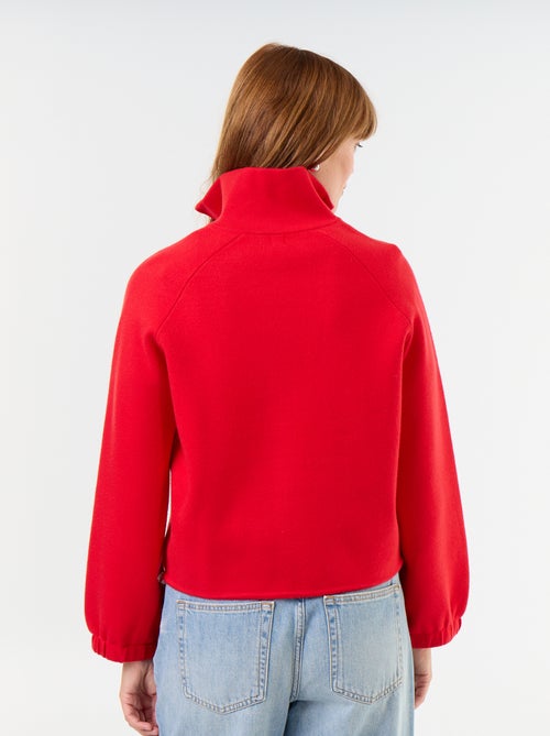 Gilet zippé col montant - Kiabi