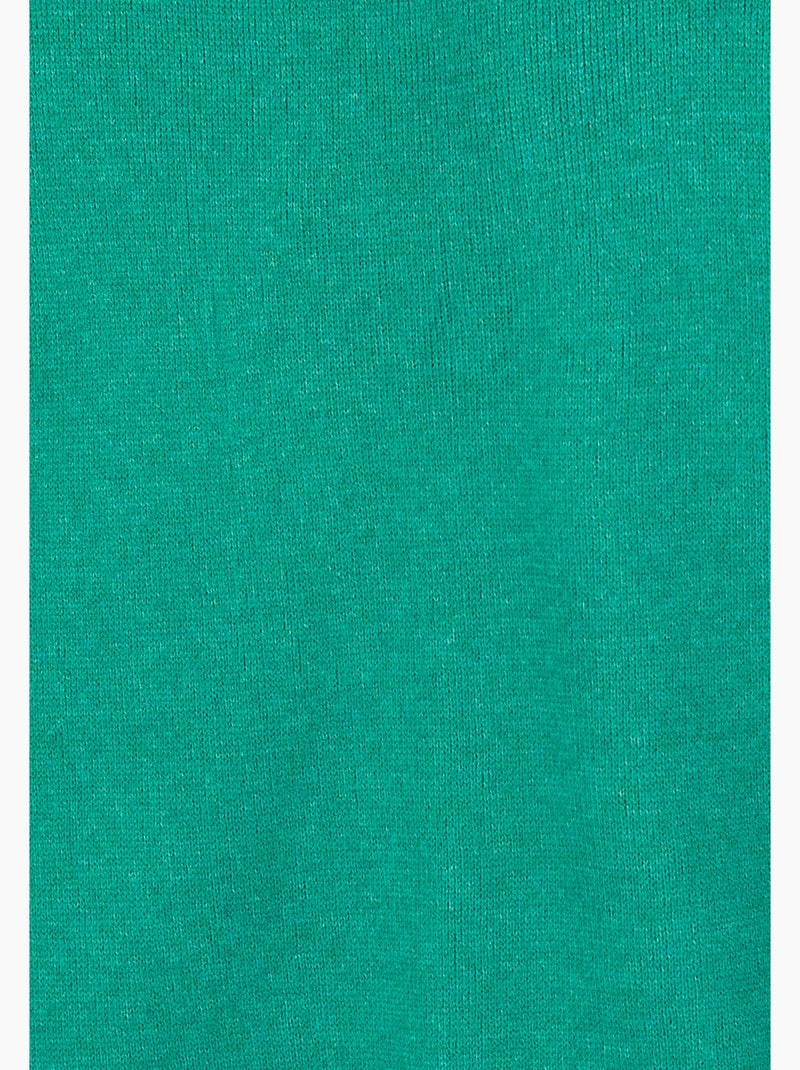 Gilet zippé col polo - Damart Vert - Kiabi