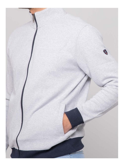 Gilet zippé coton WISLAND - Kiabi