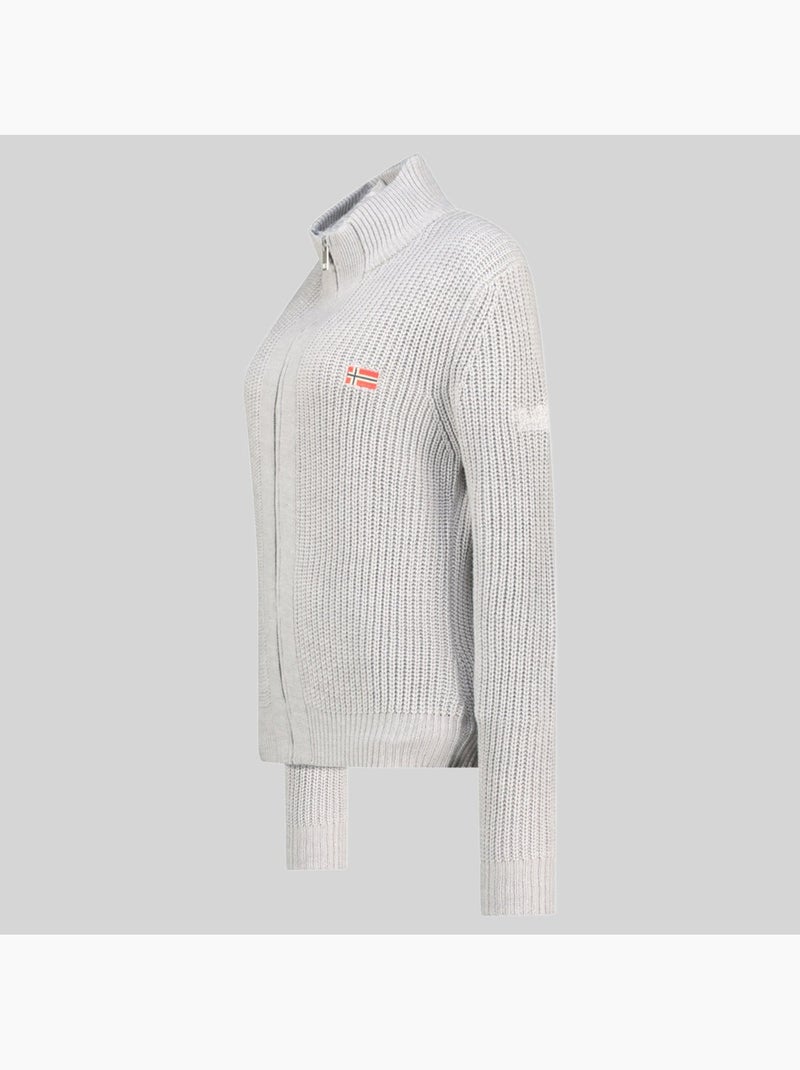 Gilet zippé flexible – geographical norway Gris clair - Kiabi