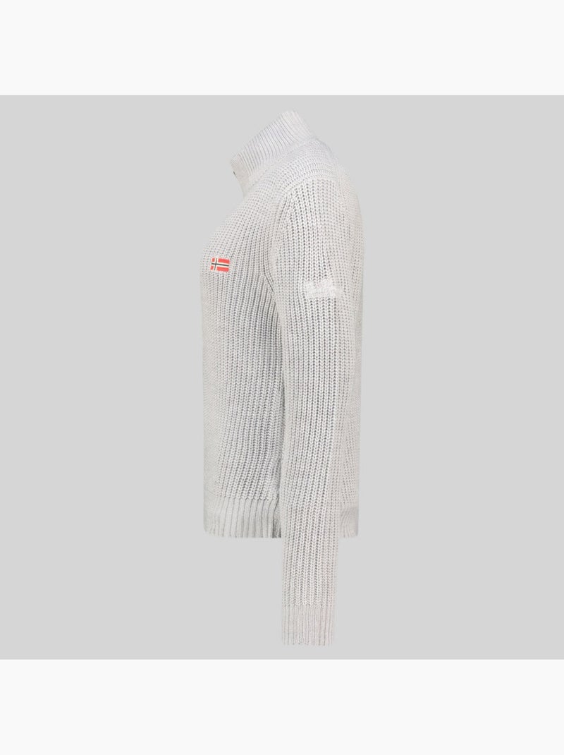 Gilet zippé flexible – geographical norway Gris clair - Kiabi