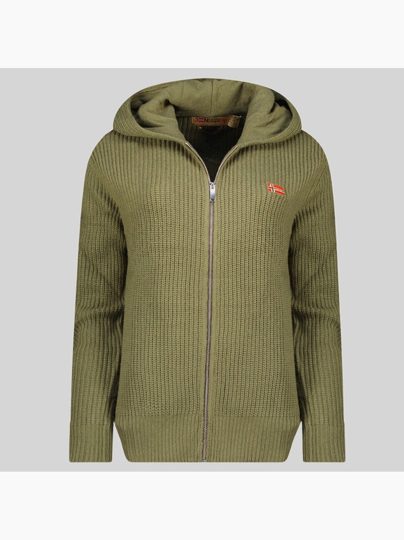 Gilet zippé flexibus – geographical norway Vert olive - Kiabi