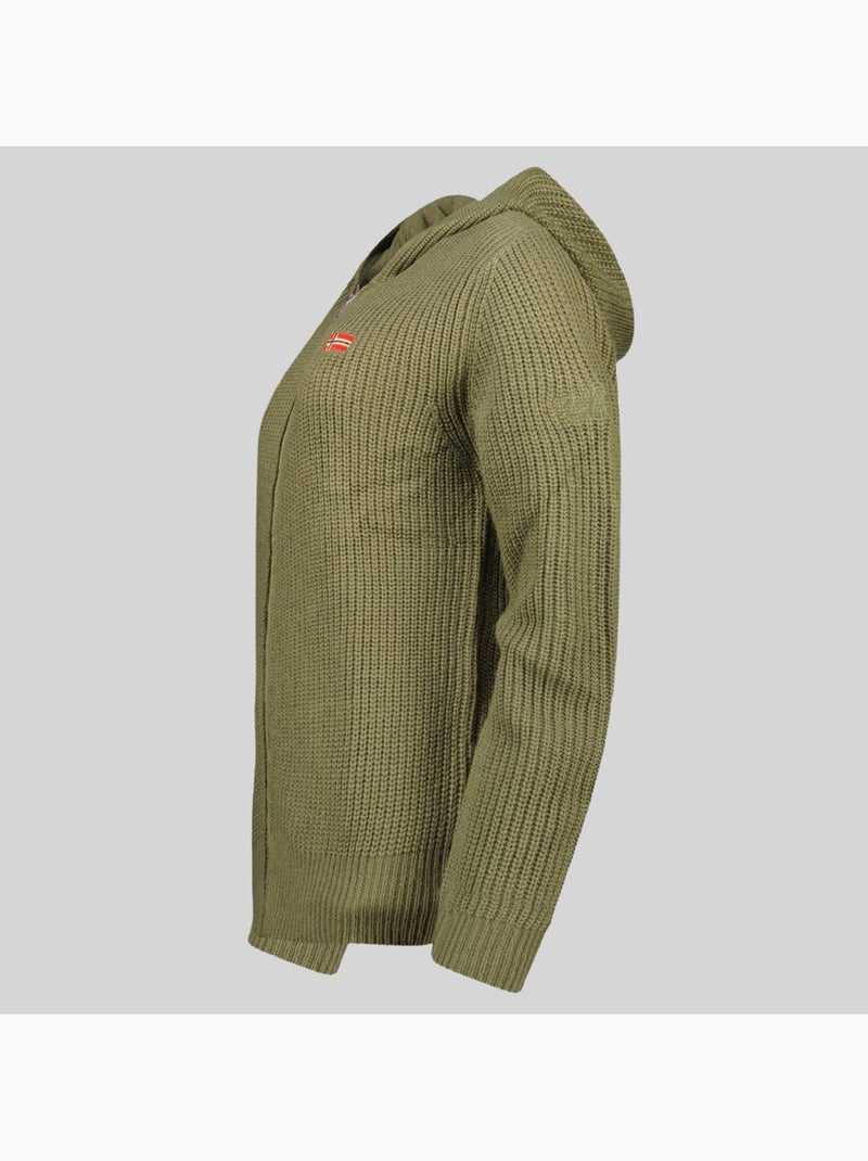 Gilet zippé flexibus – geographical norway Vert olive - Kiabi