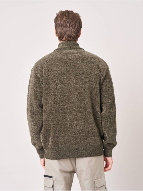 Gilet zippé homme en maille ultra douce 'deeluxe' - Kiabi