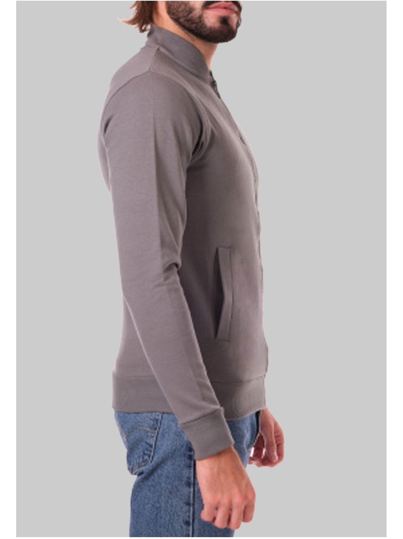 Gilet zippé Kebello Kaki - Kiabi