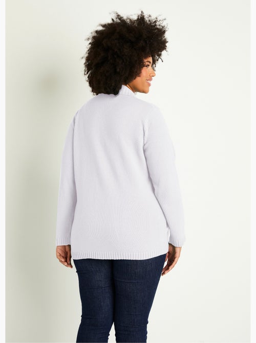 Gilet zippé long uni col montant - Afibel - Kiabi