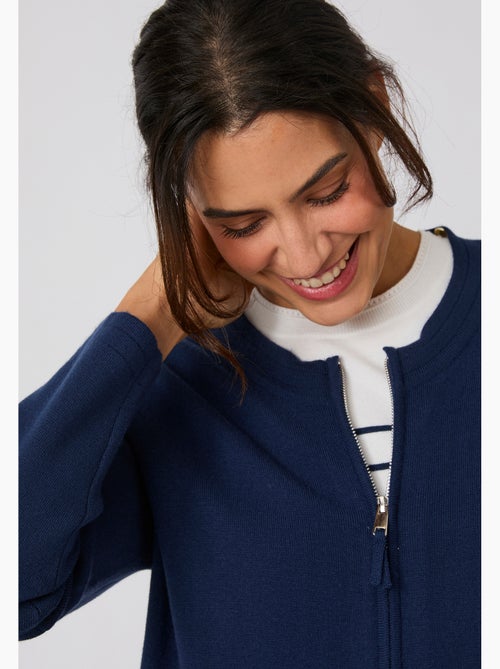Gilet zippé maille milano - damart - Kiabi Gilet zippé maille milano - damart - Kiabi