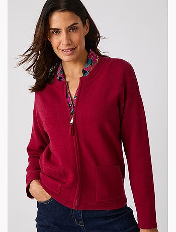 Gilet zippé maille milano - Damart