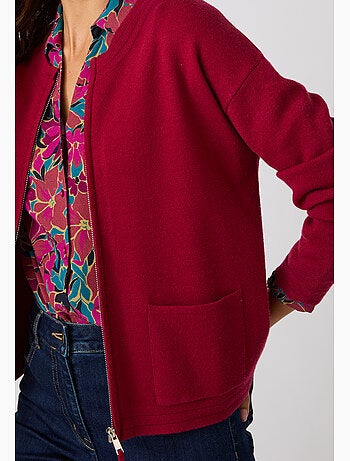 Gilet zippé maille milano - Damart