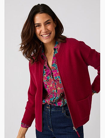 Gilet zippé maille milano - Damart