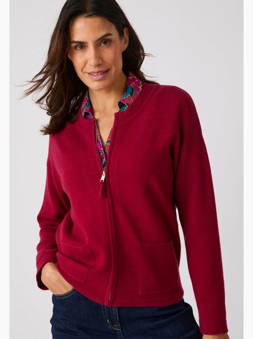 Gilet zippé maille milano - damart - Kiabi