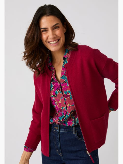 Gilet zippé maille milano - damart - Kiabi