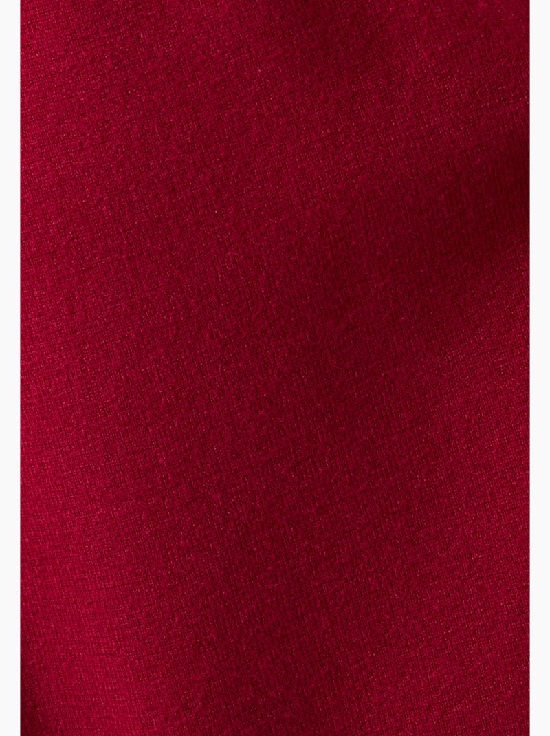 Gilet zippé maille milano - Damart Rouge - Kiabi
