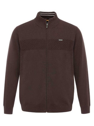 Gilet zippé marron Homme - Terre de Marins