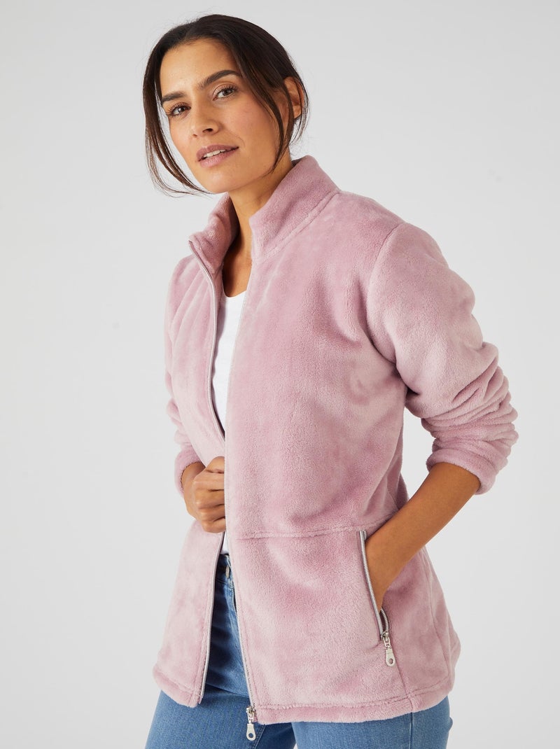 Gilet zippé polaire - Happy D. by Damart Rose - Kiabi