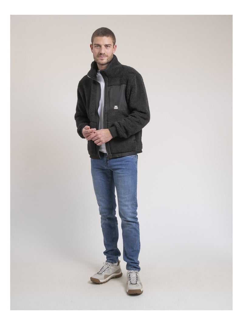 Gilet zippé polaire ZAMASKA Noir - Kiabi