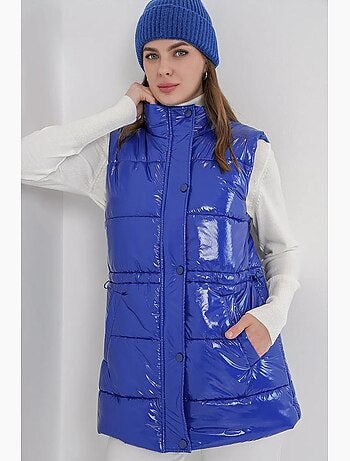 Gilet zippé texturé avec col de veste bdart