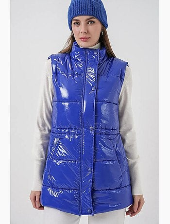 Gilet zippé texturé avec col de veste bdart