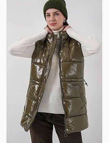 Gilet zippé texturé avec col de veste bdart
