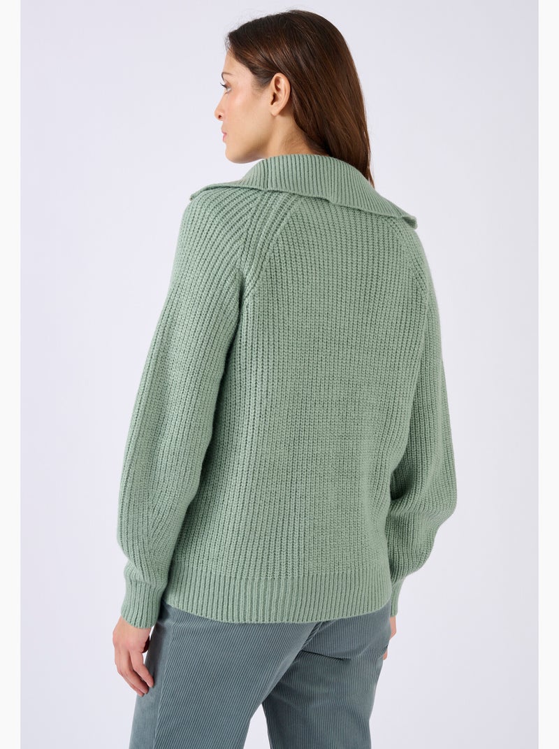 Gilet zippé Thermolactyl - Damart Vert - Kiabi